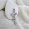 Luxury Original 925 Sterling Silver Pendant Necklace Princess Luxury Diamond Necklace Pendant For Ladies and Women Designer Jewelry7957056