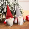 Boże Narodzenie Handmade Szwedzki Gnome Scandinavian Tomte Santa Nisse Nordic Plush Elf Toy Ta