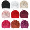 18 couleurs bébés filles automne hiver chapeaux chaude chaude chaude enfants meilleur vente mignon bow coton massif chapeau enfants accessoires pour cheveux