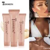 Teayason Yüz Vücut Makyaj Vurgulayıcı Bronzers Bronzlaşım Glow Kontur Parlatıcı Pırıltılı Aydınlatıcı Vurgulama Krem 3 Renkler