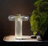 Neueste klares Glas moderne Tischlampe Lese-LED-Tischleuchte nordisches Licht neuestes DesignKostenloser Versand