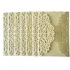 100pcs Wedding Invitations Cards Laser Cut Flower Multi Color Decor Gift Greeting Card Party Supplies