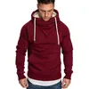 Män broderi splicing hoodies mode trend tonåring långärmad soldig färg hooded toppar designer manliga vinter fleece pullover sweatshirts