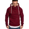 Homens Embroidery Splicing Hoodies Moda Tendência Adolescente Manga Longa Cor Sólida Com Capuz Tops Designer Masculino Inverno Fleece Pullover Sueter