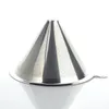 Ny 304 Rostfritt stål återanvändbara filter Värmebeständigt glas Kaffebryggare 3cups 6cups Hot Dripper DIY Tea Maker Freeship 201029