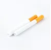 Cigarette Forme Accessoires Fumeurs Tuyaux En Céramique Jaune Filtre Color100pcs / box 78mm 55mm One Hitter Bat Metal Smoke ZWL67