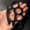 Högkvalitativ metall Four Finger Brass Knuckle Duster Outdoor Camping Self Defense Portable EDC Ring Tool