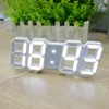 LED große digitale Tabelle 3D Snooze Wake Up Alarm Desktop Elektronische Uhr USB AAA angetriebene Wanduhr Dekoration LJ2012042556