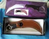 Ny toppkvalitet Karambit Claw Kniv 440C Satin Blade Full Tang Micarta Handle Outdoor Camping Tactical Knives With Leather Mante