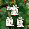 Juldekorationer gränsöverskridande dekoration snöflinga träd hänge Candy Crutch Bell