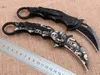 Alta qualità 3 stili Karambit Coltello pieghevole tattico 440C Lama rivestita in titanio Manico in alluminio Cartella Lama Coltelli da artiglio Coltelli con scatola