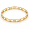 Mode Zilveren Roestvrij Stalen Beugel Romeinse Armband Sieraden Rose Gouden Armbanden Armbanden Voor Vrouwen Armband