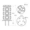 LED GY6.35 G6.35 Ampul Aydınlatma 13LED 5050SMD Lamba 12VAC / 12VDC / 24VDC 2.5 W Tekne Okuma Işıkları T4 JC Tipi 30 W Halojen Değiştirme Bi-pin Baz Ampul