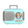 Mini Bluetooth Speaker Cartoon Cute PET Draagbare draadloze luidsprekers Audio Subwoofer met Ademhaling Light Support TF SD-kaart Prachtig verpakt voor geschenk