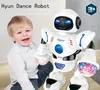 Çocuk eğitici oyuncaklar elektrik robot LED ışık müzik yansimasiz dans uzay robotu Bebek Müzik oyuncak p169