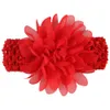 Baby hoofdbanden bloemen kinderen chiffon haaraccessoires hoofdband met brede elastische haakband meisjes stretchy hairbands kha556