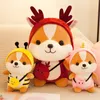 Kids Toy 30cm Plush Toys Cute Squirrel Doll Turns Into Dinosaur Stuffed Plush Animals Soft Pink Pillow Cushion Gift Open Surprise Wholesale In Stock