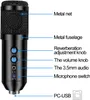 USB Kondensor Mikrofon för dator, professionell PC Kondensator-mikrofon för datortillverkning, podcast, livestreaming, YouTube-inspelning