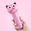 New and peculiar decompression toy Handheld Cute Cat String Rope Launcher Propeller with 2 Ropes Electric Toys FREE By Sea YT199504