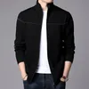 Fashion Jackets Mens Stand Collar Cardigan Trend Streetwear Overjat Slim Fit Windscheper Casual jas Men kleding 201127