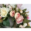 Soie Wearth Rose Fleurs artificielles Couronnes Porte Qualité parfaite Guirlande artificielle pour la décoration de mariage Home Party Decor T200331