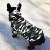Pet Dog Abbigliamento invernale Camouflage Giacca calda con cappuccio per cani di piccola taglia Addensare Cappotto di cotone a doppio strato Bulldog francese Pug T200710