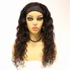 Water onda reta curly headband wigs unidade cabelo humano bom negócio nosso tempo nossa nova moda parecida