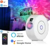 Freeshipping Smart Star Projector WiFi Laser Starry Sky Projector Waving Night Light Led Colorful App Wireless Control Alexa Com