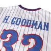 #32 Howie Goodman Plain Hip Hop Apparel Hipster Baseball Clothing Button Down Shirts Sports Uniforms Herr Jersey S-XXXL