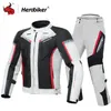 HEROBIKER hiver veste de Moto imperméable hommes équitation course Moto veste armure corporelle Protection Motocross avec Linner9670964