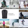 Men's Jackets Men Women Outdoor USB Infrared Heating Vest Jacket Winter Flexible Electric Thermal Clothing Waistcoat For Sports Hiking