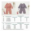 Großen Bogen Baumwolle Leinen Strampler für Neugeborene Baby Mädchen Kleidung 2019 Neue Herbst Winter Langarm Jumper Overall Outfits G1221