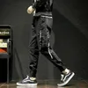 2020 New Black Calças Homens Hip Hop Calças de Carga Homens Streetwear Harajuku Jogger Sweatpant 100% Calças de Algodão Calças Homens Pants 5xl LJ201007