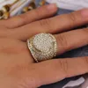 2021 Mode Kvalitet Rostfritt Stål Förlovningsring för Man Male Ring 18K Guld Semi Mount Smycken