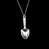 Fashion 51mm Shovel Spade Trowel Gardening Pendant Necklace Link Chain For Female Choker Necklace Creative Jewelry party Gift