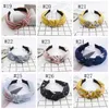 Cross Headbands Twisted Knotted Hair Sticks Floral Girls Turban Wide Hair Hoop Headwear Korea Hair Accessories 54 Designs Optional DHW2293