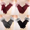 Five Fingers Gloves Womens Fashion Colorful Winter Outdoor Sport Warm Outdoors Breathable Anti- Sports Comfortable1