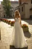 2021 nouvelles robes de mariée sexy chérie dentelle appliques robes de mariée sur mesure à lacets dos balayage train concepteur robe de mariée A-ligne