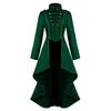 Women's Jackets KANCOOLD Vintage Gothic Steampunk Long Coat Women Button Lace Corset Halloween Costume Party Tailcoat Female