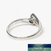 Trendig charmig hjärtformad rhinestone legering ring för män kvinnor färg vitblå smycken tillbehör ring-0256