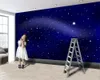 Modern duvar 3d duvar kağıdı mavi güzel gökyüzü 3d duvar kağıdı HD dijital baskı nem geçirmez 3d manzara duvar kağıdı