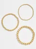 Gold Plated Round Gemstone Bead Bracelets Fashion Women Charms Beaded Bracelet for Man Woman Stretch Bracelet 4mm 5mm 6mm 8mm 10mm