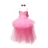 tulle pink girl dresses parties girls baby lining beautiful performance dress for girls wedding christmas formal day clothing3250060