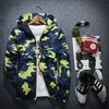 Spring Autumn Men's Zipper Jacket långärmad manlig casual kamouflage streetwear coat män kläder