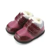 Tipsietoes New Winter Children Bona Scarpe in pelle Martin Toddler Stivali al ginocchio Bambini Snow Girls Fashion Sneakers Chuteira Enfant 201128