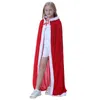 New Christmas Cape Jacket Adult Child Unisex Holiday Party stage table performance cosplay giochi di ruolo vestiti vestiti rossi