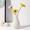 Vase à fleurs décoration maison Vase en plastique blanc Imitation Pot de fleur panier de fleurs nordique décoration Vases pour fleurs