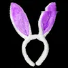 Orecchie da coniglietto di Pasqua Coperte di abbigliamento Chiesa Halloween Costumi Easter Bunny Ears Band Cucello Band Cancella per capelli Chiesa per capelli H2713326