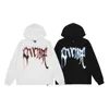 Revenge Revenge Autumn Winter Hooded White Letter Plush Casual Couple Et Doublure