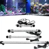 Submersible Aquarium Led Éclairage RGB Marine Fish Tank Led Lumière Pour Aquarium Lampe Étanche Luminaire Bluetooth Contrôleur Y200922